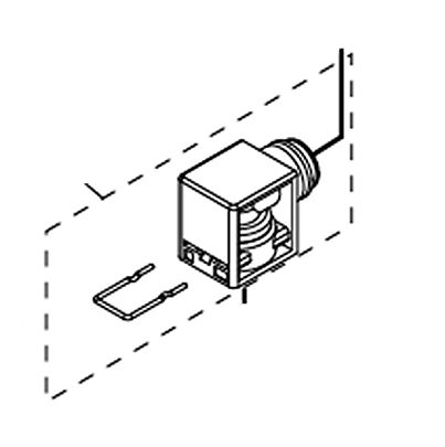 SMC Adapter, IFW Series, For Use With Pneumatic Sensor [ZS-33-P1L]; 624-114
