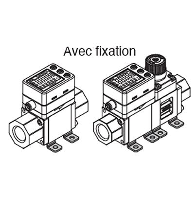 SMC Bracket, ZS Series, For Use With Pneumatic Sensor [ZS-40-L]; 624-119
