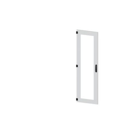 Siemens 8MF18 Series Glass, Steel RAL 7035 Glazed Door, 1800mm H, 500mm W for Use with SIVACON 8MF1 [8MF1850-2UT15-0BE2]; 625-250