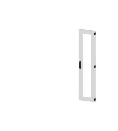Siemens 8MF18 Series Glass, Steel RAL 7035 Glazed Door, 1800mm H, 400mm W for Use with SIVACON 8MF1 [8MF1840-2UT14-0BE2]; 625-298