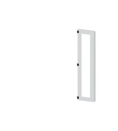 Siemens 8MF18 Series Glass, Steel RAL 7035 Glazed Door, 1800mm H, 400mm W for Use with SIVACON 8MF1 [8MF1840-2UT25-0BE2]; 625-368