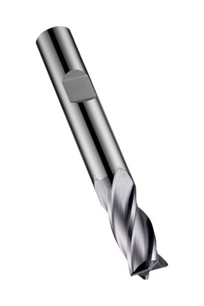 Dormer End Mill, 9mm Cutter, Solid Carbide, 10 mm Shank, 21mm Cut Length [S9449.0]; 625-547