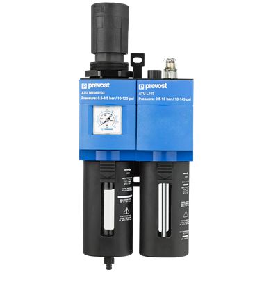 PREVOST G 1/2 Filter Regulator Lubricator, 25μm Filtration Size [ATU B2585103]; 625-597