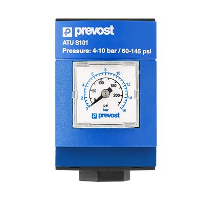 PREVOST Pneumatic Soft Start Valve, 2500L/min, G 1/4 Female 10 bar [ATU S101]; 625-613