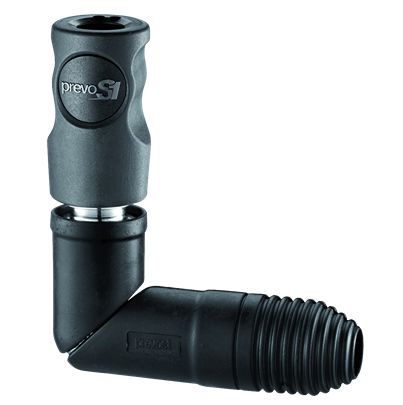 PREVOST Composite Body Female Safety Swivel Quick Connect Coupling, G 3/8 Female Female Thread [CSI 081102SW]; 625-653