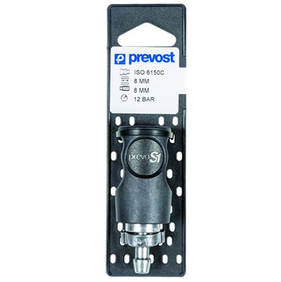 PREVOST Pneumatic Quick Connect Coupling, 10mm Tube [CSI 081810CP]; 625-661