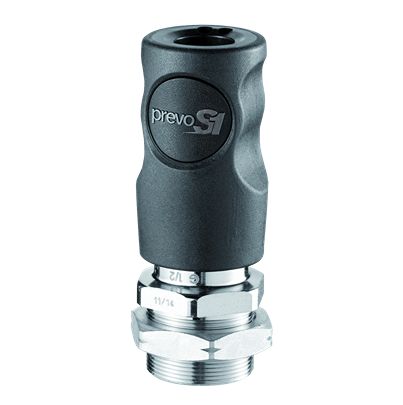 PREVOST Composite Body Female Pneumatic Quick Connect Coupling, G 1/2 Female Female Thread [CSI 082103]; 625-664