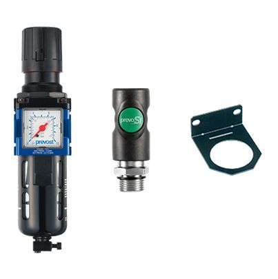 PREVOST KTM Filter Regulator, 25μm, G 1/4 Female, 12 bar, KTM SM1ES [KTM SM1ES]; 625-705