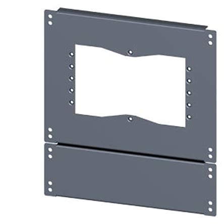 Siemens 8MF1 Series Zinc Plated Steel Base Plate, 400mm W for Use with SIVACON 8MF1 [8MF1045-2UB52-0]; 626-436