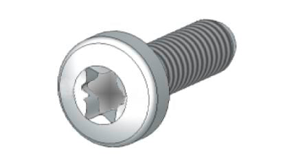 Siemens Galvanised Steel Oval Head Self Tapping Screw, 16mm Long [8PQ9500-0BA32]; 626-499