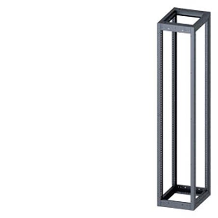 Siemens 8MF1 Series RAL 7035 Steel Support Frame, 2000mm H, 400mm W, 500mm D For Use With Standard Empty Enclosure [8MF1045-2GS40]; 626-657