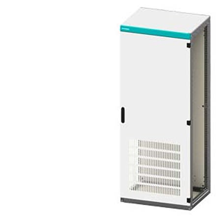 Siemens 8MF1 Series Steel Single-Door-Door Floor Standing Enclosure, Ventilated Door Door, IP20, 2000 x 400 x 800mm [8MF1048-3VR4]; 626-672