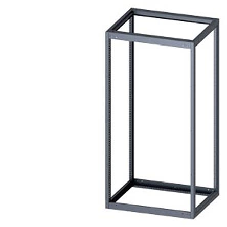 Siemens 8MF1 Series RAL 7035 Steel Support Frame, 2000mm H, 1m W, 800mm D For Use With Standard Empty Enclosure [8MF1008-2GS40]; 626-774