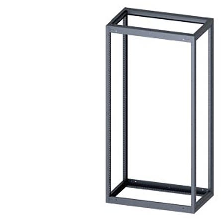 Siemens 8MF1 Series RAL 7035 Steel Support Frame, 2000mm H, 1m W, 600mm D For Use With Standard Empty Enclosure [8MF1006-2GS40]; 626-820