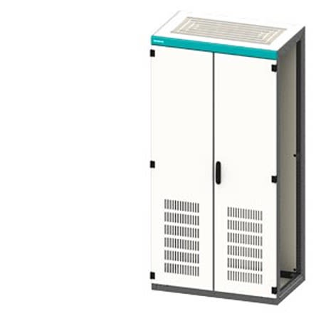 Siemens 8MF1 Series Steel Double-Door-Door Floor Standing Enclosure, Ventilated Door Door, IP20, 2000 x 1200 x 500mm [8MF1025-3VR4]; 626-947