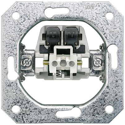 Siemens 1 Way Rocker Switch Grid Module 10A, DELTA Series [5TD2120-0KK]; 626-970