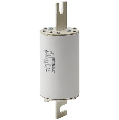 Siemens 500A Tag Fuse, NH3Lmm, 1.25kV [3NB1337-4KK11]; 626-973