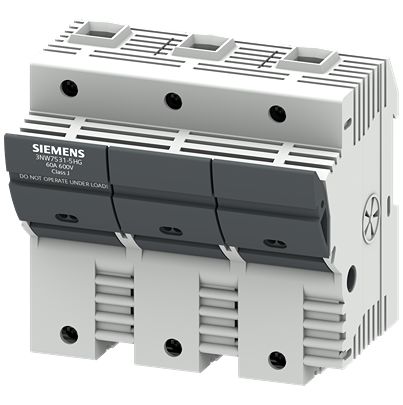 Siemens 60A Fuse Holder for Class Jmm Fuse, 3P, 600V [3NW7531-5HG]; 627-108