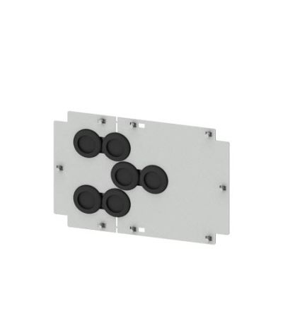 Siemens 8PQ Series Sheet Steel Cover, 200mm H, 800mm W, 800mm L for Use with 3VA Molded Case Circuit Breaker [8PQ5000-3BA73]; 627-204
