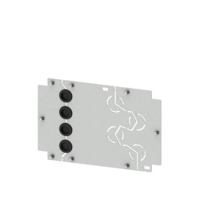 Siemens 8PQ Series Sheet Steel Cover, 200mm H, 800mm W, 800mm L for Use with 3VA Molded Case Circuit Breaker [8PQ5000-3BA72]; 627-243