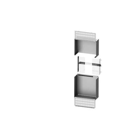 Siemens 8PQ Series Grey Sheet Steel Partition Panel, 2000mm H, 600mm W, 400mm D, for Use with 3WL Air Circuit Breaker [8PQ5000-5BA12]; 627-281