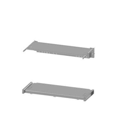 Siemens Grey 4 Gang Mounting Plate Sheet Steel Mounting Plate [8PQ6000-3BA32]; 627-283