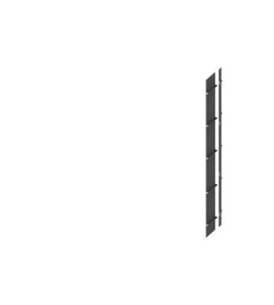 Siemens 8PQ Series Plastic Assembly Kit for Use with Busbar, 50 x 600 x 1900mm [8PQ4000-0BA03]; 627-291