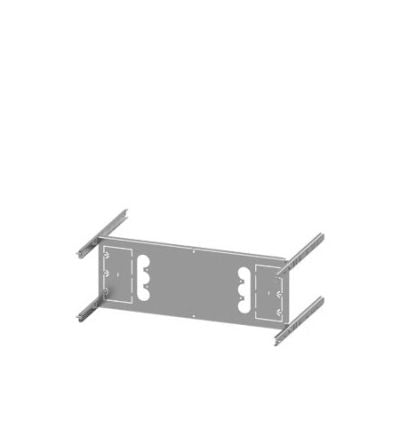 Siemens Grey 3 Gang Mounting Plate Sheet Steel Mounting Plate [8PQ6000-8BA24]; 627-317