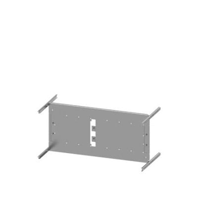 Siemens Grey 3 Gang Mounting Plate Sheet Steel Mounting Plate [8PQ6000-8BA40]; 627-320