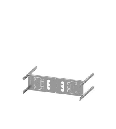 Siemens Grey 3 Gang Mounting Plate Sheet Steel Mounting Plate [8PQ6000-8BA03]; 627-356