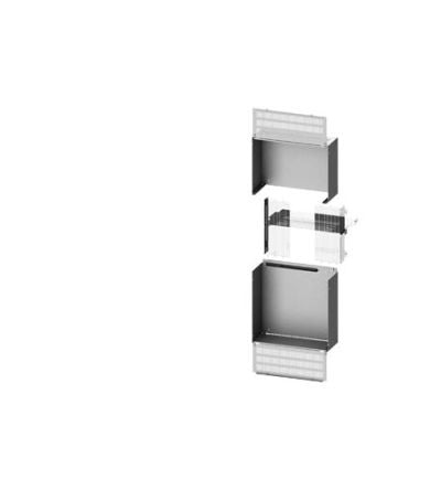 Siemens 8PQ Series Grey Sheet Steel Partition Panel, 2000mm H, 600mm W, 600mm D, for Use with 3WL Air Circuit Breaker [8PQ5000-5BA13]; 627-381