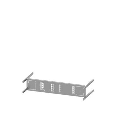 Siemens Grey 4 Gang Mounting Plate Sheet Steel Mounting Plate [8PQ6000-8BA02]; 627-394