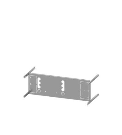 Siemens Grey 3 Gang Mounting Plate Sheet Steel Mounting Plate [8PQ6000-8BA28]; 627-401