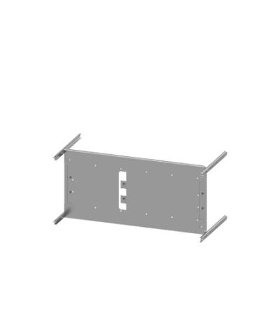 Siemens Grey 3 Gang Mounting Plate Sheet Steel Mounting Plate [8PQ6000-8BA41]; 627-451