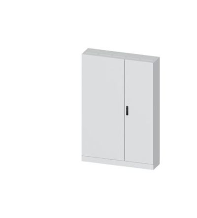 Siemens ALPHA Series Steel Double-Door-Door Floor Standing Enclosure, Plain Door Door, IP55, 1950 x 1300 x 320mm [8GK1323-8KN54]; 627-530