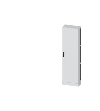 Siemens ALPHA 630 Series Steel Single-Door-Door Floor Standing Enclosure, Plain Door Door, IP55, 1950 x 550 x 250mm [8GK1323-8KP23]; 627-531