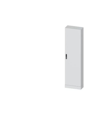 Siemens ALPHA Series Steel Single-Door-Door Floor Standing Enclosure, Plain Door Door, IP55, 1950 x 550 x 250mm [8GK1333-8KN23]; 627-535