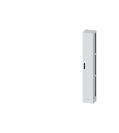 Siemens ALPHA 630 Series Steel Single-Door-Door Floor Standing Enclosure, Plain Door Door, IP55, 1950 x 300 x 250mm [8GK1323-8KP13]; 627-575