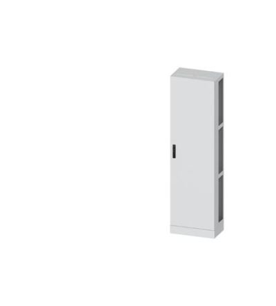 Siemens ALPHA 630 Series Steel Single-Door-Door Floor Standing Enclosure, Plain Door Door, IP55, 1950 x 550 x 320mm [8GK1323-8KP24]; 627-577