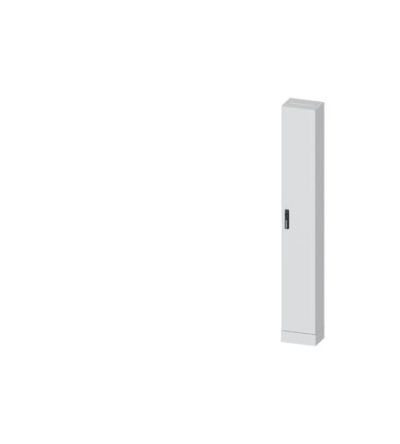 Siemens ALPHA 630 Series Steel Single-Door-Door Floor Standing Enclosure, Plain Door Door, IP44, 1950 x 300 x 210mm [8GK1332-8KA12]; 627-579