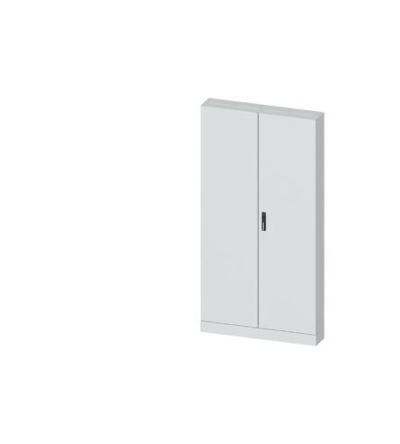 Siemens ALPHA 630 Series Steel Double-Door-Door Floor Standing Enclosure, Plain Door Door, IP44, 1950 x 1050 x 210mm [8GK1332-8KA42]; 627-580