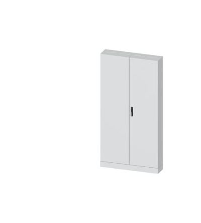 Siemens ALPHA 630 Series Steel Double-Door-Door Floor Standing Enclosure, Plain Door Door, IP55, 1950 x 1050 x 250mm [8GK1333-8KN43]; 627-581