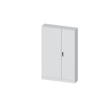 Siemens ALPHA Series Steel Double-Door-Door Floor Standing Enclosure, Plain Door Door, IP55, 1950 x 1300 x 320mm [8GK1333-8KN54]; 627-583