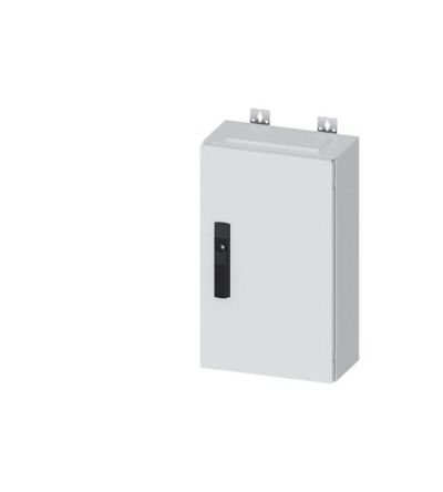 Siemens Wall Mounted Cabinet Enclosure Type ALPHA 160 Series , 500 x 300 x 140mm, Steel Wall Box [8GK1032-1KK11]; 627-595