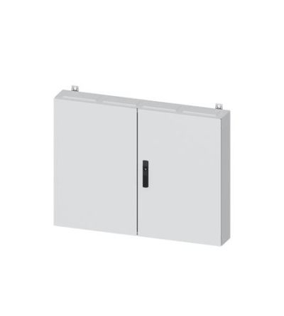 Siemens Wall Mounted Cabinet Enclosure Type ALPHA 160 Series , 800 x 1050 x 140mm, Steel DIN Rail Enclosure [8GK1032-3KK41]; 627-596