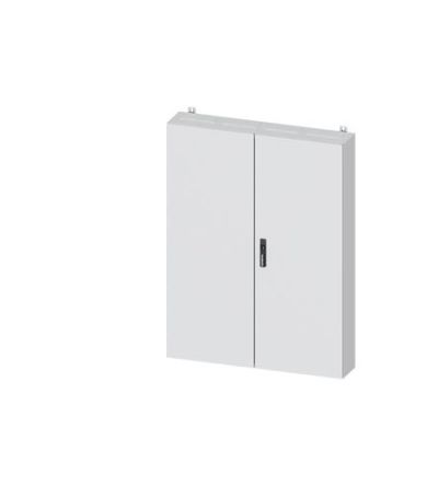 Siemens ALPHA 400 Series Steel Wall Box, IP44, 1400 mm x 1050 mm x 210mm [8GK1132-7KA42]; 627-630