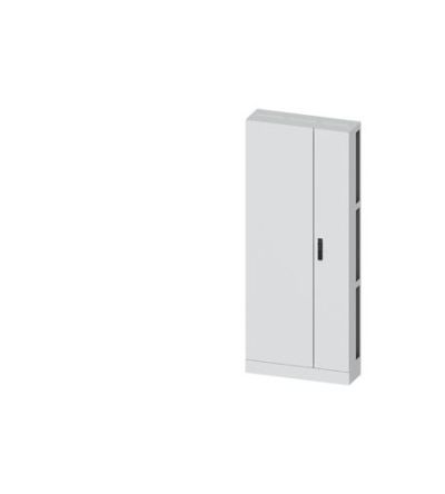 Siemens ALPHA 630 Series Steel Double-Door-Door Floor Standing Enclosure, Plain Door Door, IP55, 1950 x 800 x 250mm [8GK1323-8KP33]; 627-635