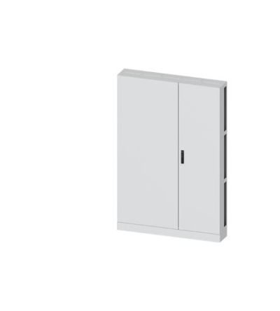 Siemens ALPHA 630 Series Steel Double-Door-Door Floor Standing Enclosure, Plain Door Door, IP55, 1950 x 1300 x 250mm [8GK1323-8KP53]; 627-636