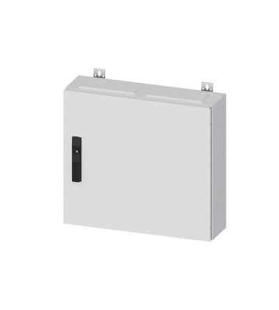 Siemens Wall Mounted Cabinet Enclosure Type ALPHA 160 Series , 500 x 550 x 140mm, Steel DIN Rail Enclosure [8GK1032-1KK21]; 627-645