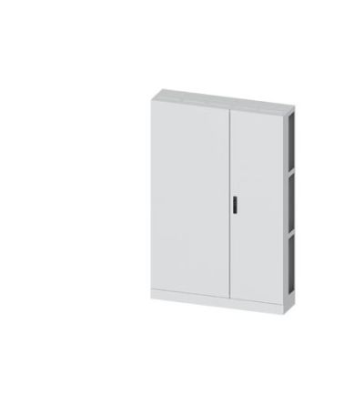 Siemens ALPHA 630 Series Steel Double-Door-Door Floor Standing Enclosure, Plain Door Door, IP55, 1950 x 1300 x 320mm [8GK1323-8KP54]; 627-685
